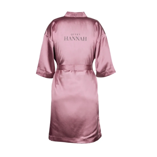 Vrouwelijke Kimono met eigen naam. een echte cadeau om in te ontspannen tijdens je zwangerschapsverlof. van yoursurprise.nl