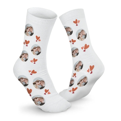 Personaliseerbare sokken met foto bedrukt naar keuze